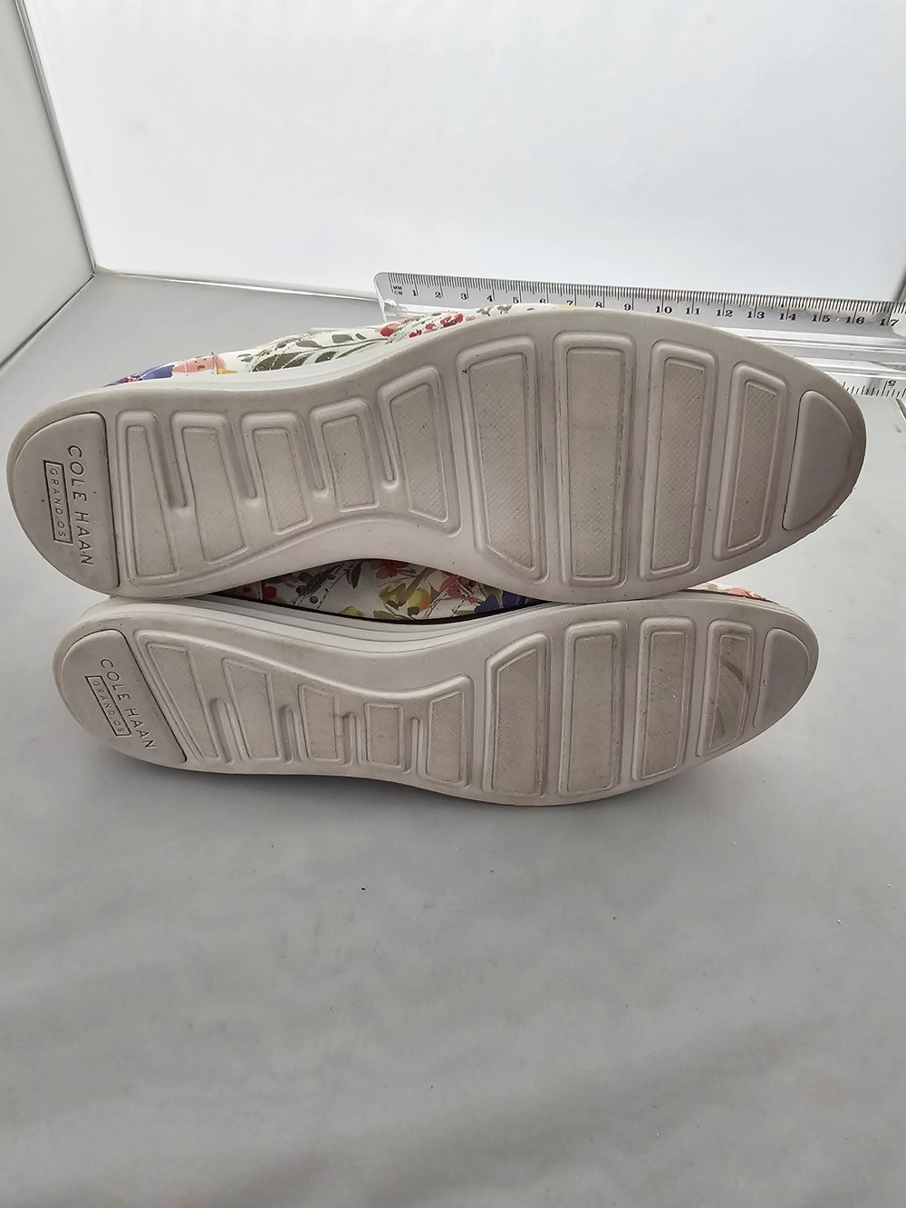 Cole Haan Floral Lace-Up Oxfords - White Multi Color! - Picture 6 of 6